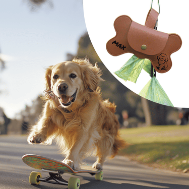 Dog Poop Bag Holder——Personalised Dog Name