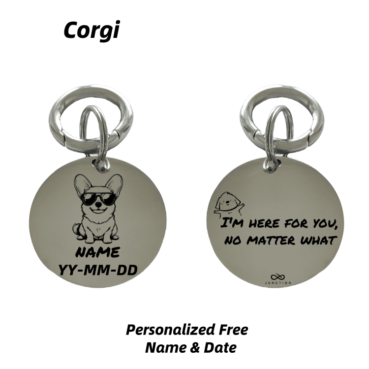 Forever Pet Keychain-Deep Engraved Pattern