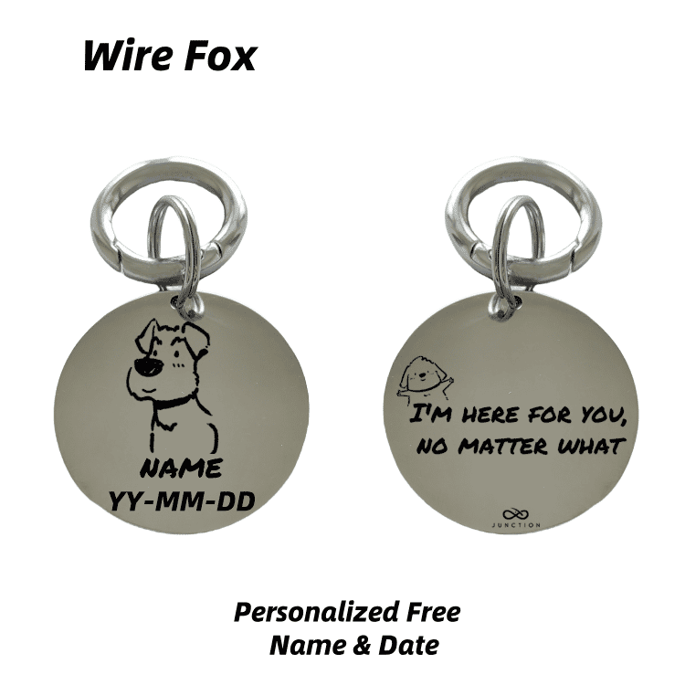 Forever Pet Keychain-Deep Engraved Pattern