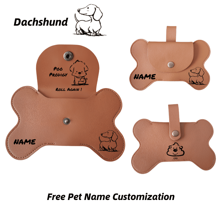 Dog Poop Bag Holder——Personalised Dog Name