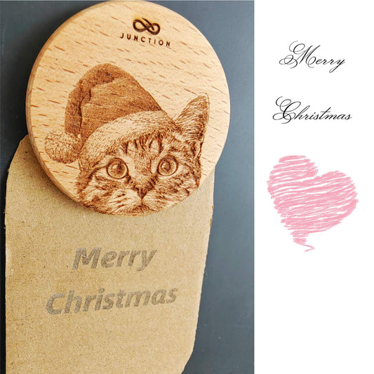 cat-accessories-handcrafted-wood-fridge-magnet-eco-memorial-gift-Christmas-1