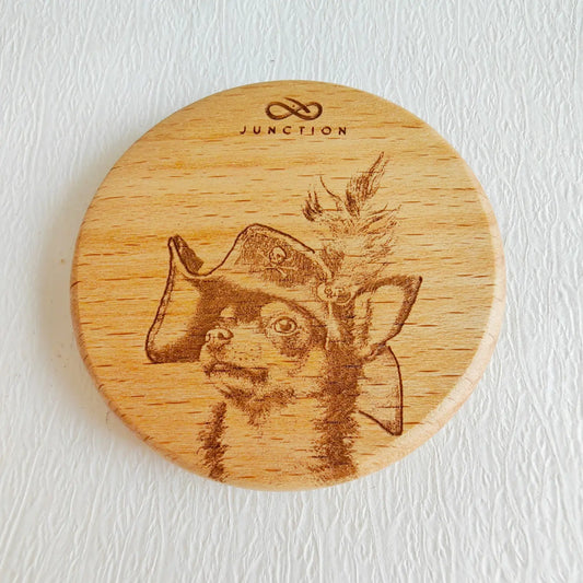 Pirate Chihuahua Fridge Magnet