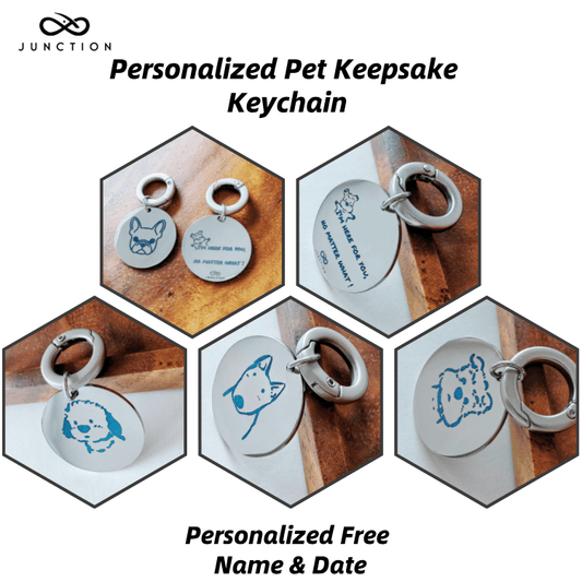 Forever Pet Keychain-Holographic Laser Etching