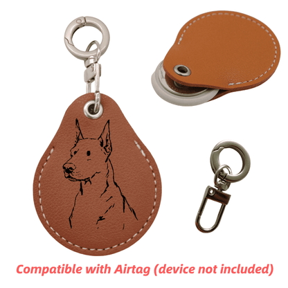 "Healthy & Happy" Dog AirTag Holder——Personalised Dog Name