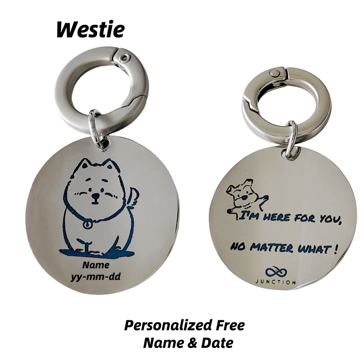 Forever Pet Keychain-Holographic Laser Etching