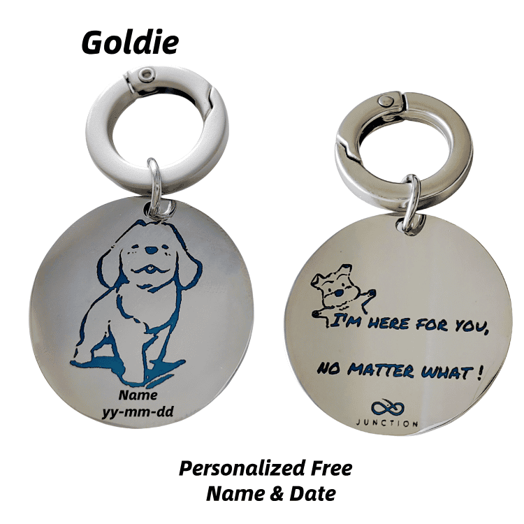 Forever Pet Keychain-Holographic Laser Etching
