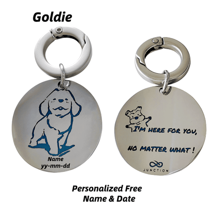 Forever Pet Keychain-Holographic Laser Etching