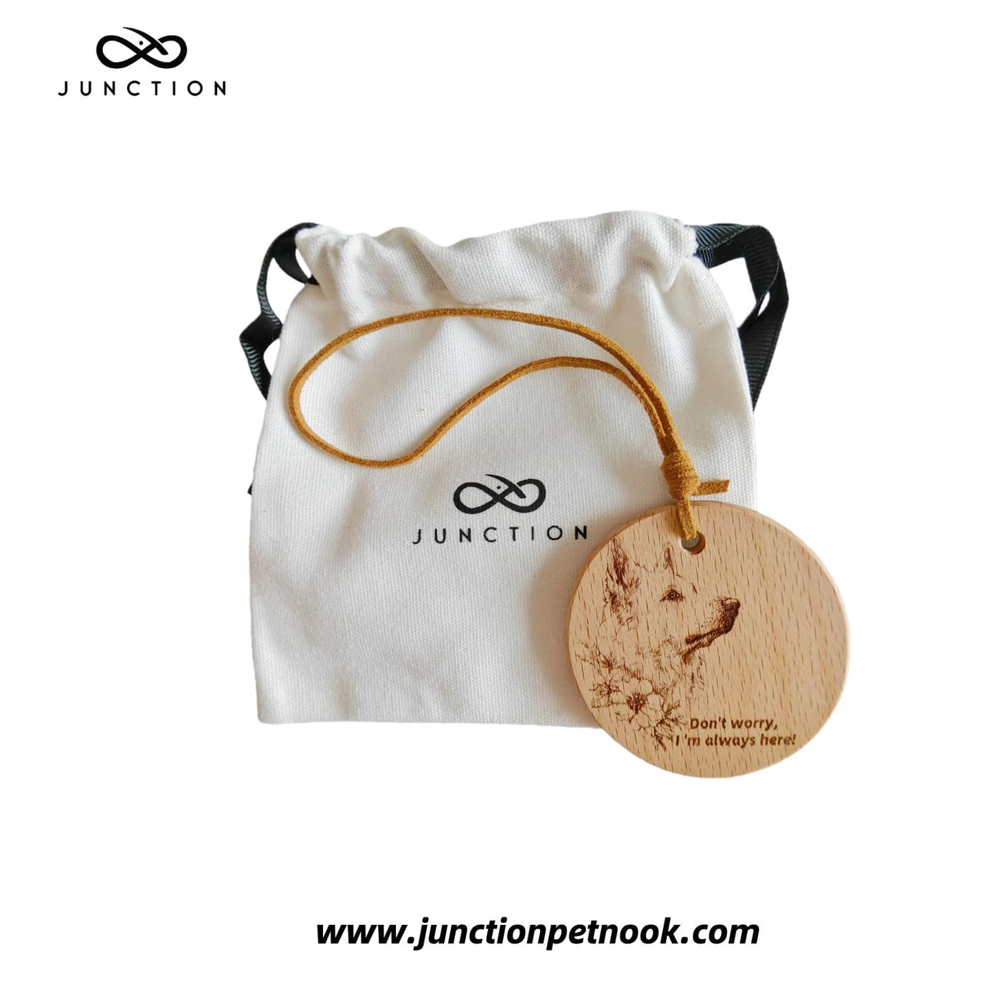 Gift for German Shepherd Owners –  Companion Energy Wooden Token | Home Decoration, Car Hang, Bag Charm