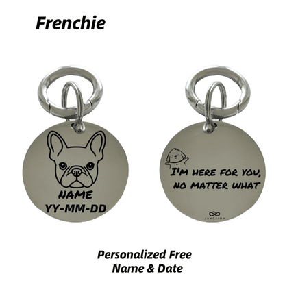 Forever Pet Keychain-Deep Engraved Pattern