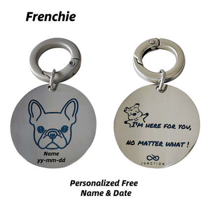 Forever Pet Keychain-Holographic Laser Etching