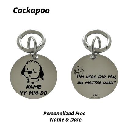 Forever Pet Keychain-Deep Engraved Pattern
