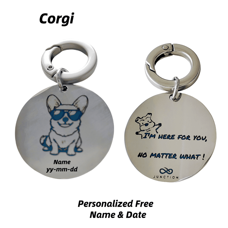 Forever Pet Keychain-Holographic Laser Etching