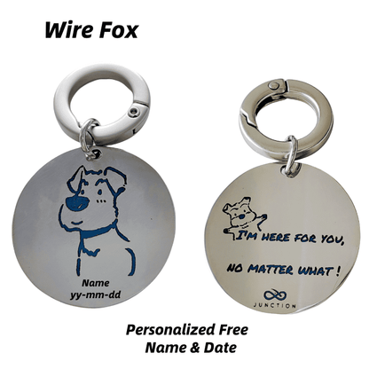 Forever Pet Keychain-Holographic Laser Etching