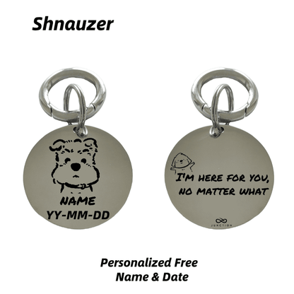 Forever Pet Keychain-Deep Engraved Pattern