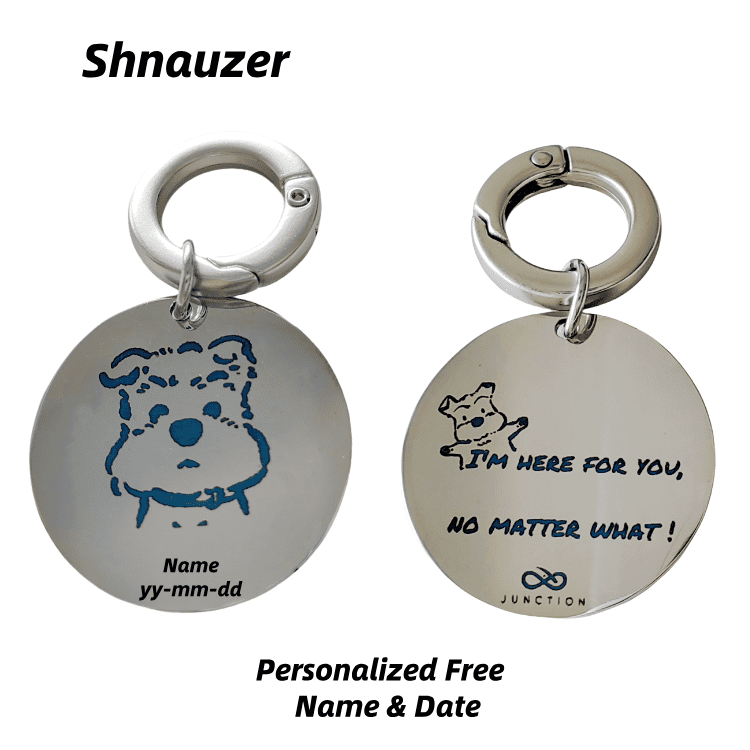 Forever Pet Keychain-Holographic Laser Etching
