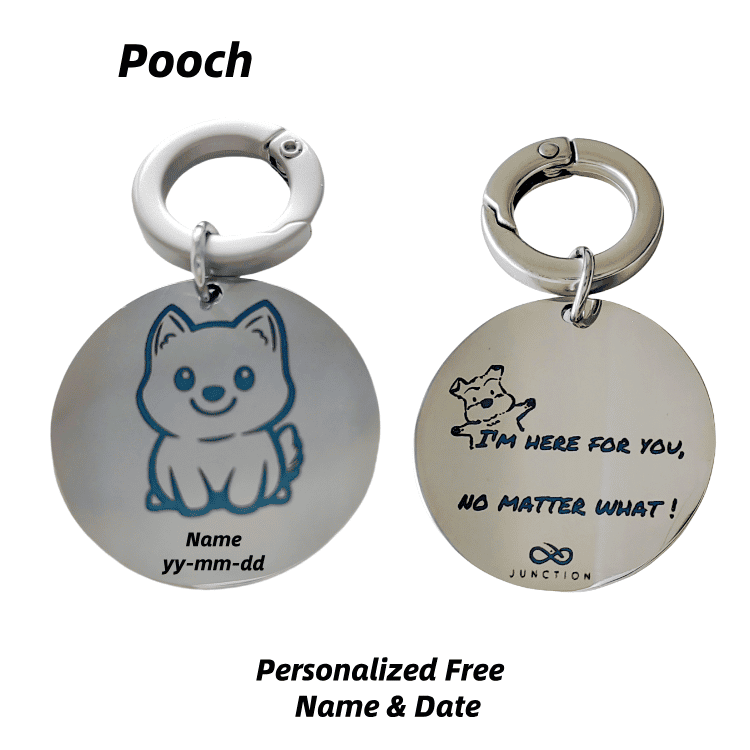 Forever Pet Keychain-Holographic Laser Etching