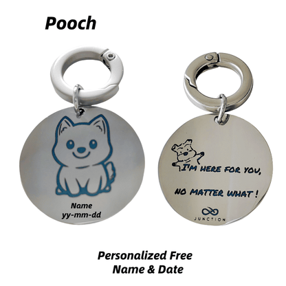 Forever Pet Keychain-Holographic Laser Etching