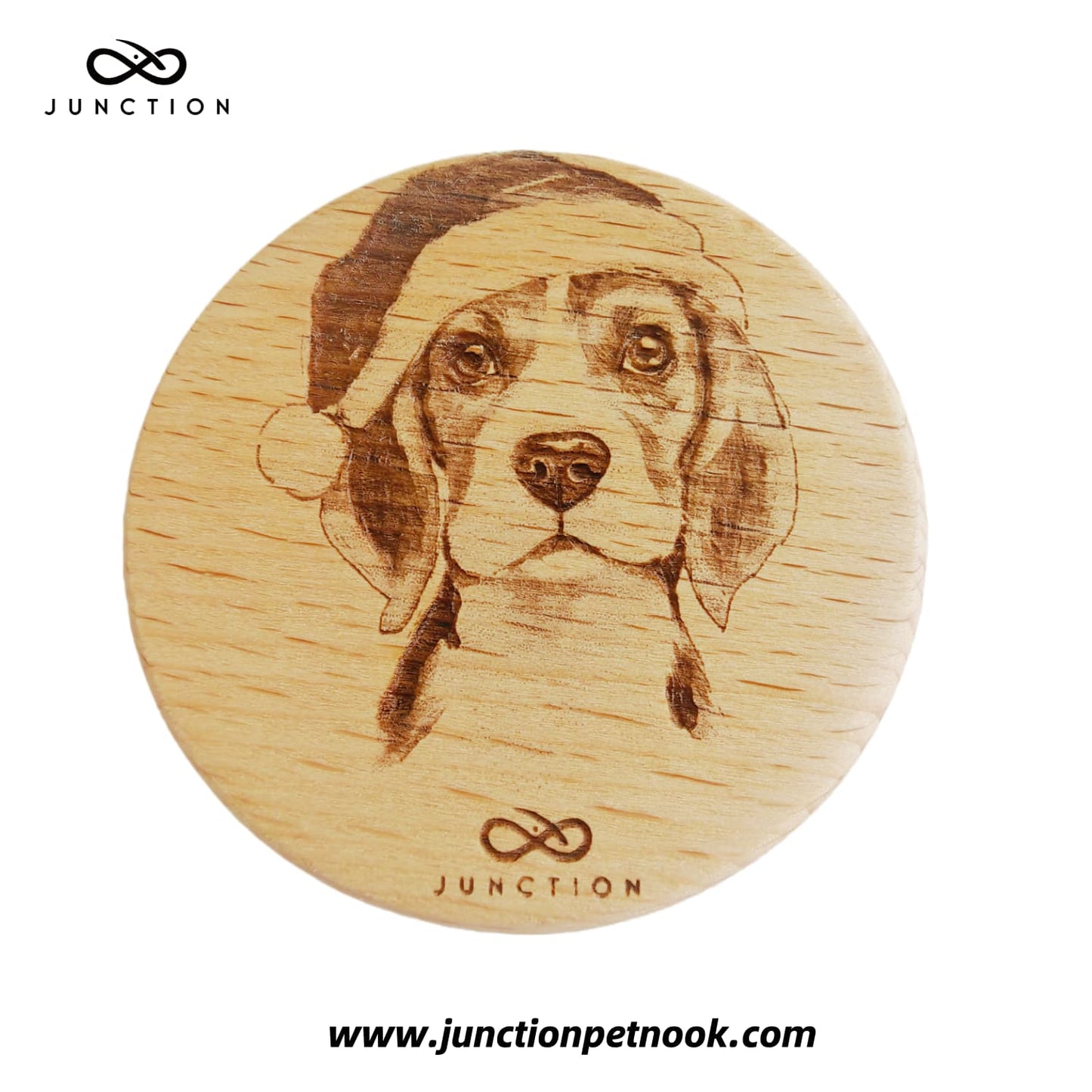 Christmas Beagle Refrigerator Magnet
