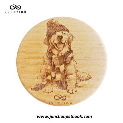 Custom Golden Retriever Refrigerator Magnet