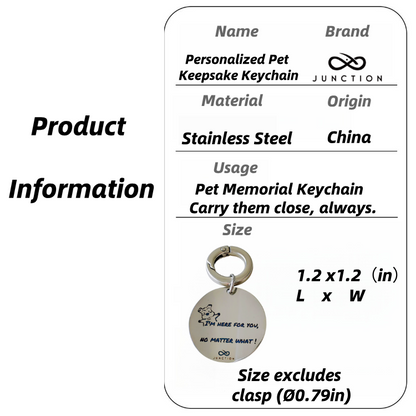Forever Pet Keychain-Holographic Laser Etching