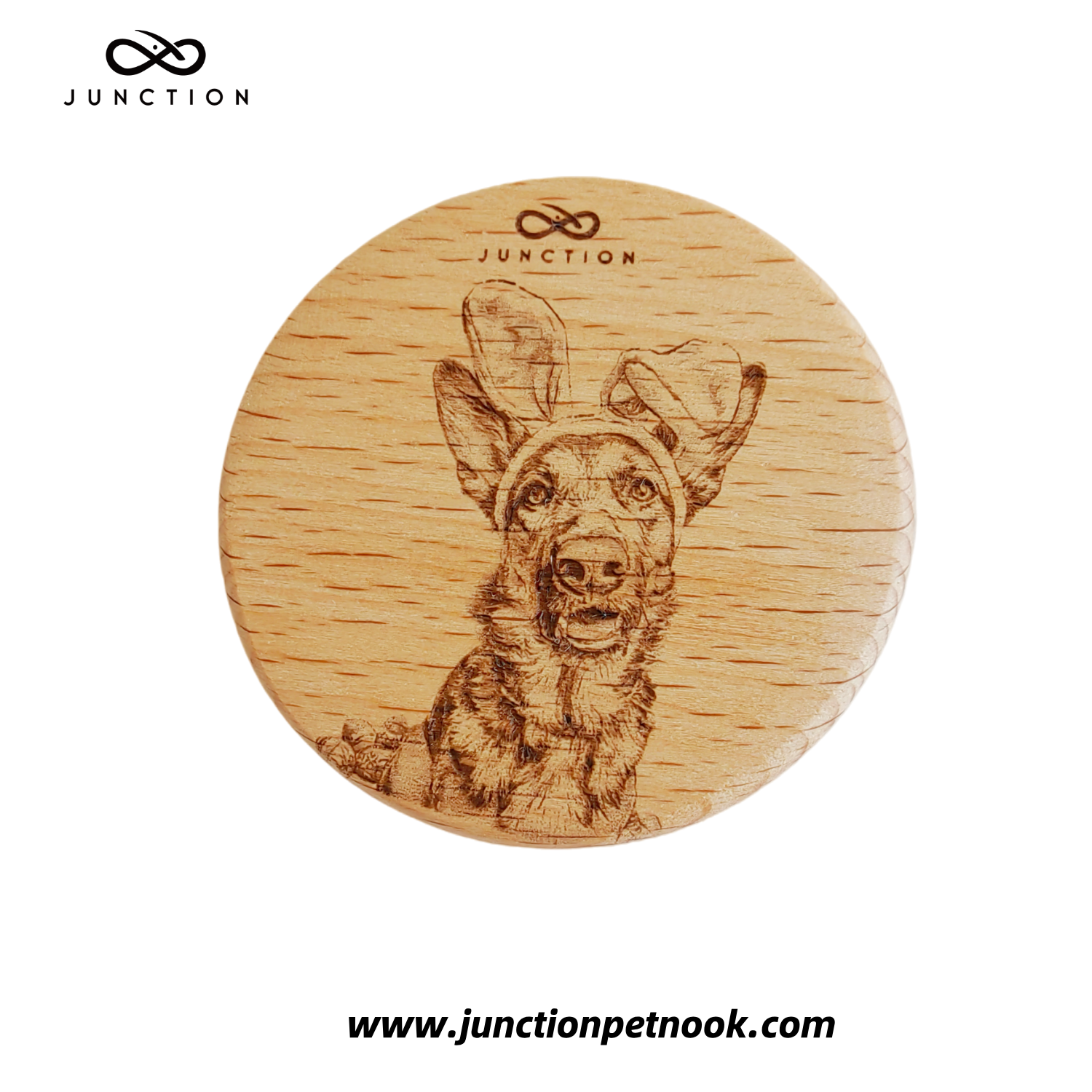 Easter Bunny Guardian German Shepherd Fridge Magnet