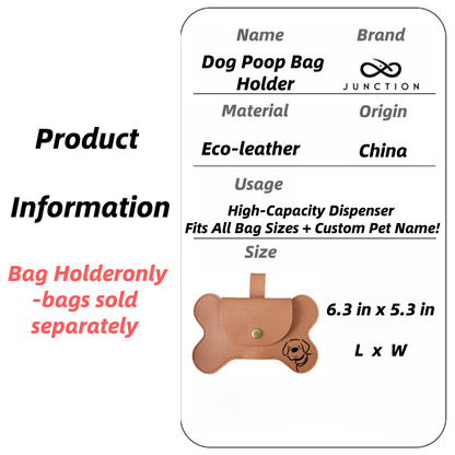 Dog Poop Bag Holder——Personalised Dog Name