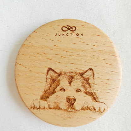 Alaskan-Malamute-wooden-fridge-magnet-uk