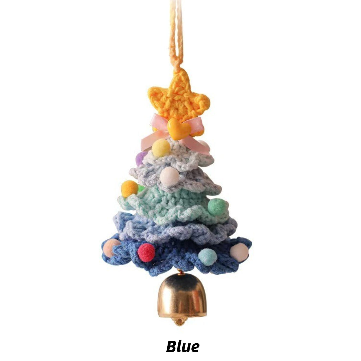 Blue Festive Tree Bells Christmas Tree Decor 2025 New Christmas Decor