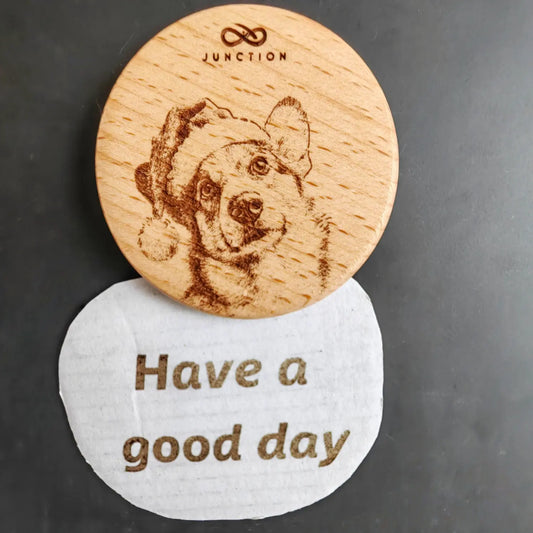 Corgi-Christmas-desk-magnet-wooden-uk
