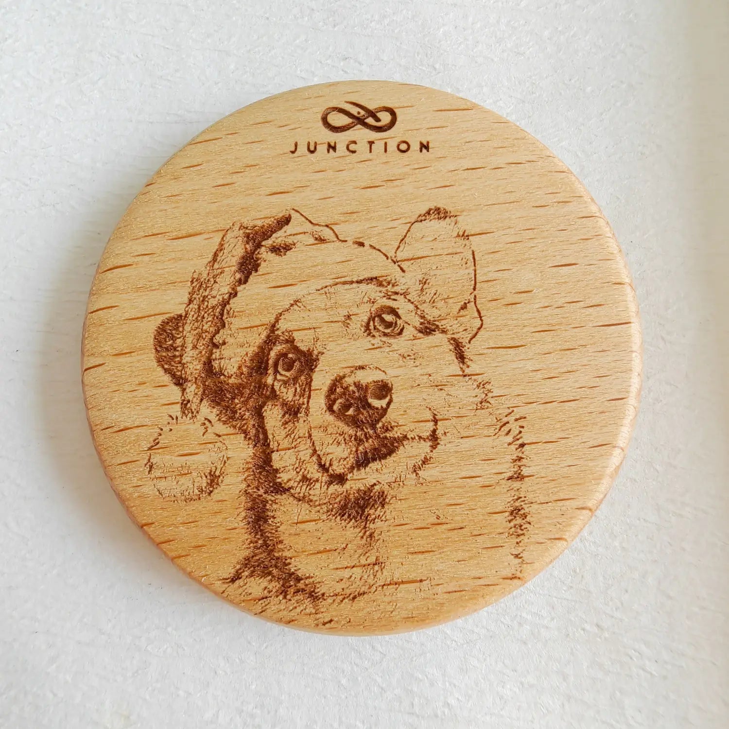 Corgi-Christmas-wooden-fridge-magnet-uk