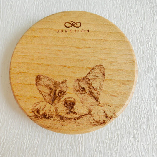 Corgi Missing You Fridge Magnet
