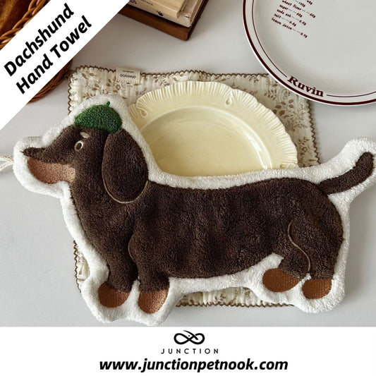 Dachshund Themed Home Goods- Hand Towel