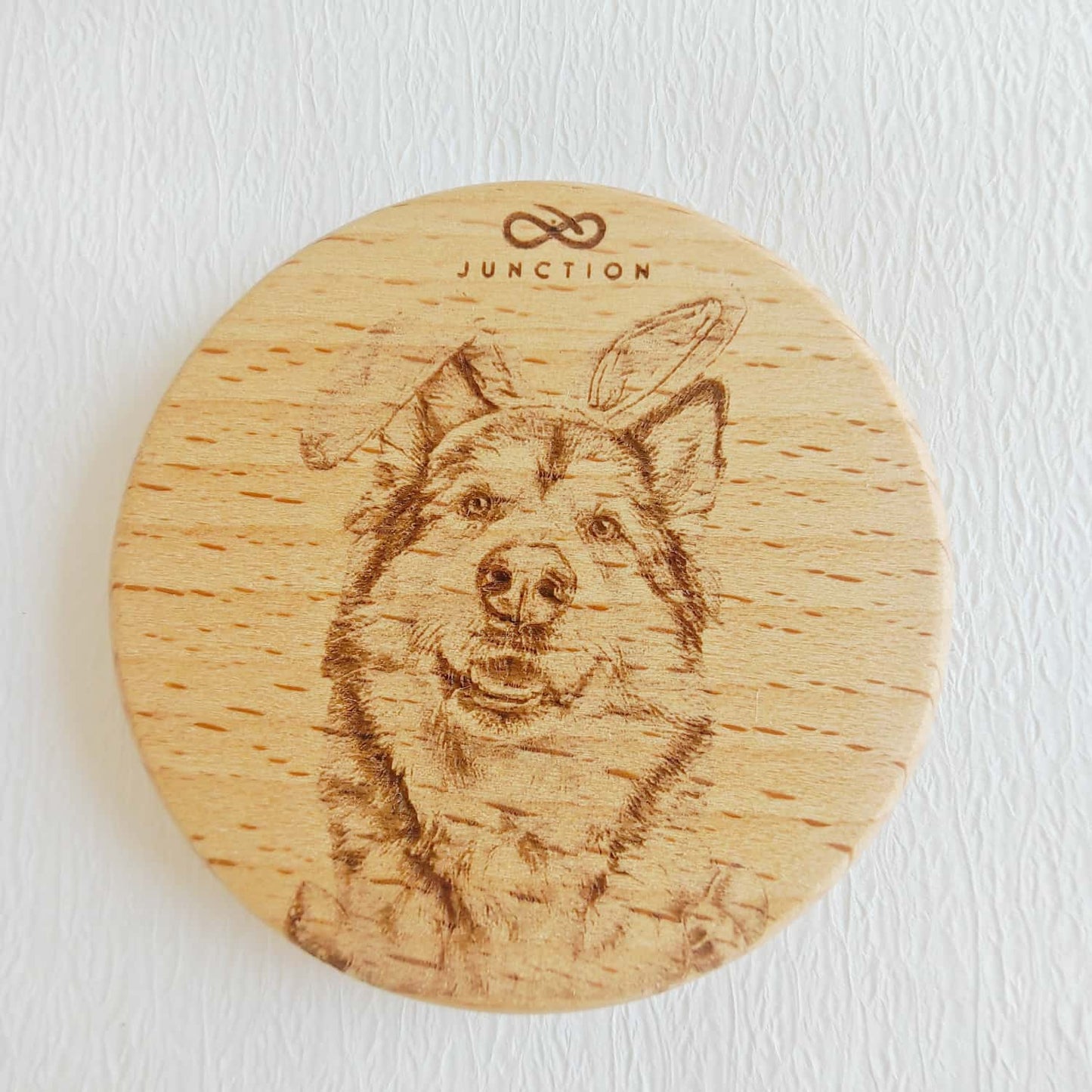  Easter "Snow Bunny" Alaskan-pet-theme-desk-decor-wooden-magnetic-clip-zero-plastic-gift
