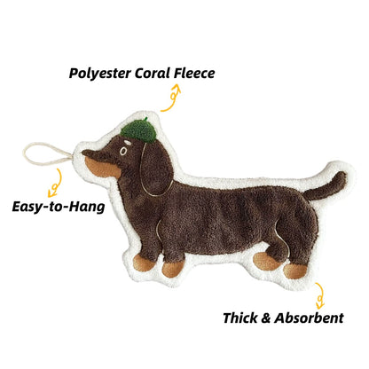 Gift for Dachshund Owners- Hand Towel