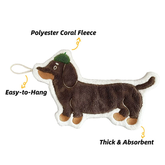Gift for Dachshund Owners- Hand Towel