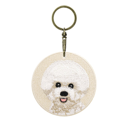Gifts Suitable for Bichon Frise Owners——Backpack Keychain