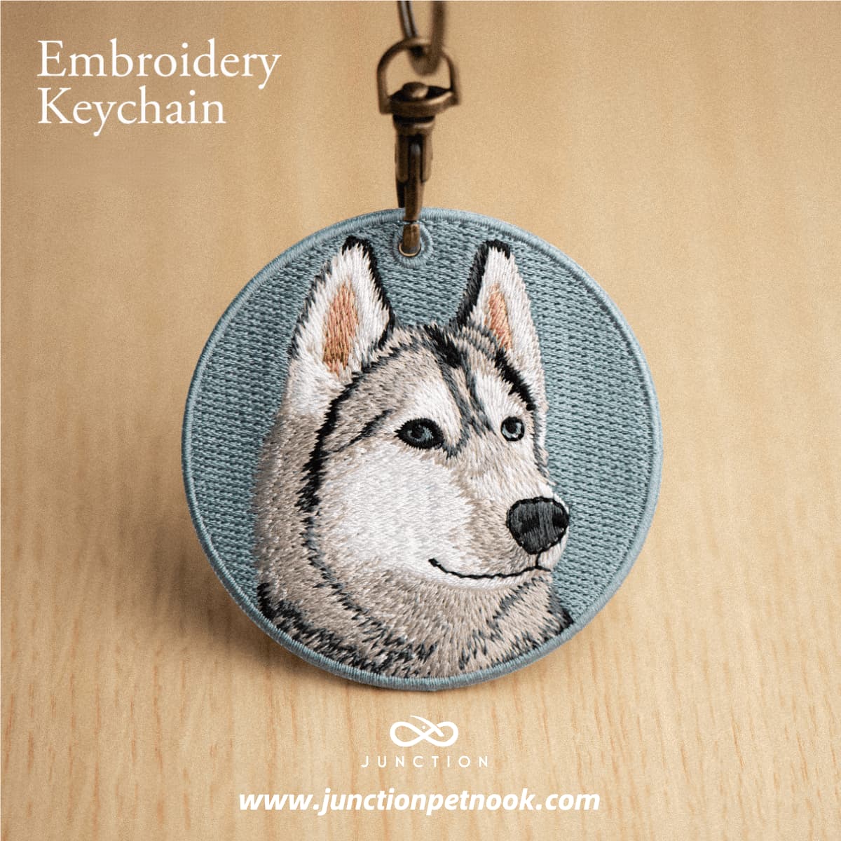 Gifts Suitable for Husky Owners——Backpack Keychain