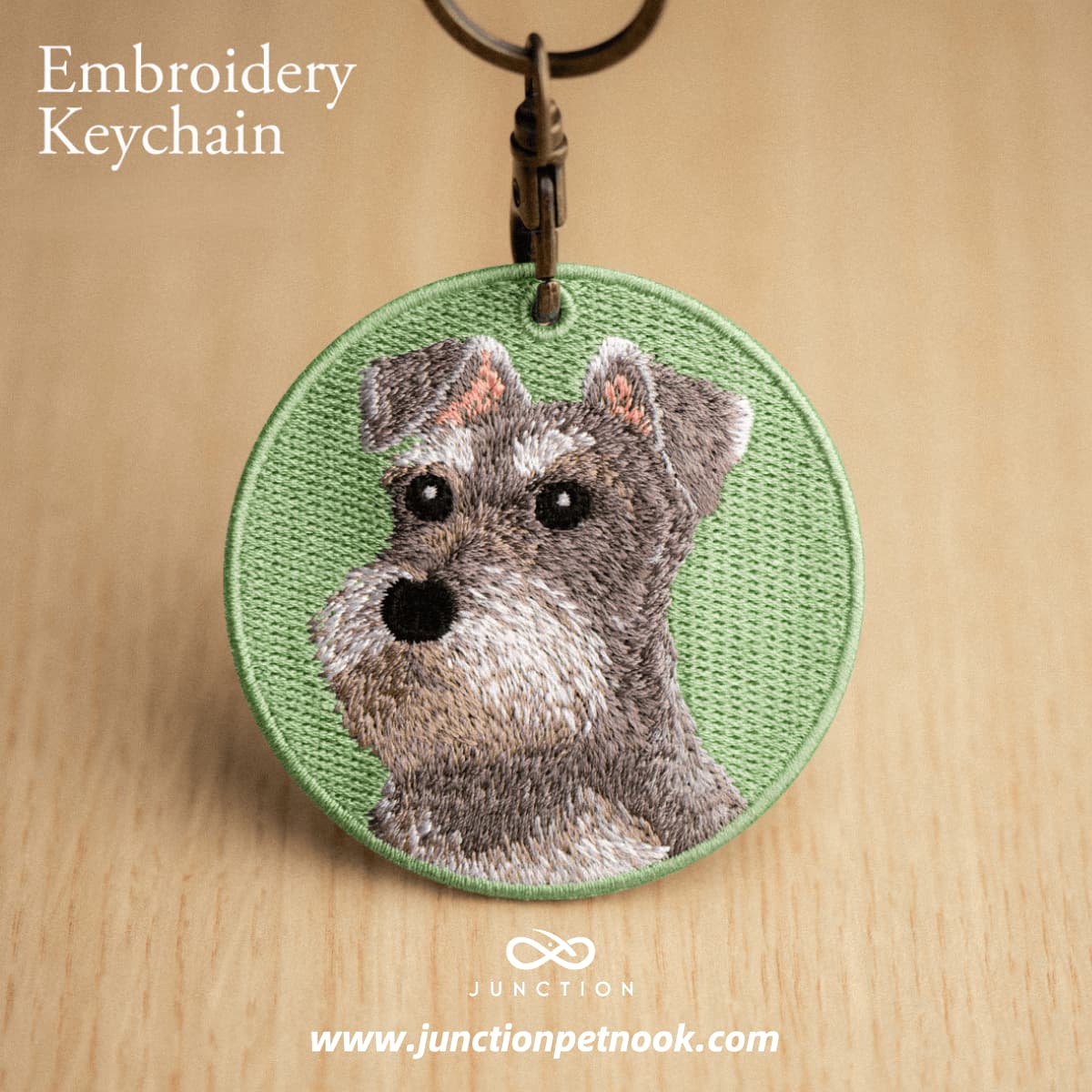Gifts Suitable for Schnauzer Owners——Backpack Keychain