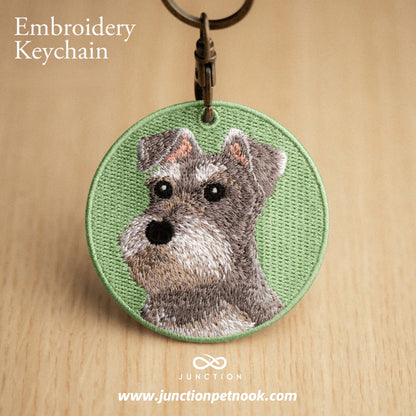 Gifts Suitable for Schnauzer Owners——Backpack Keychain