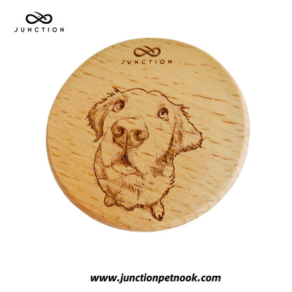 Golden Retriever Longing Look Fridge Magnet
