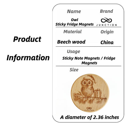Handmade-Fridge Magnet-Owl-Christmas Gift