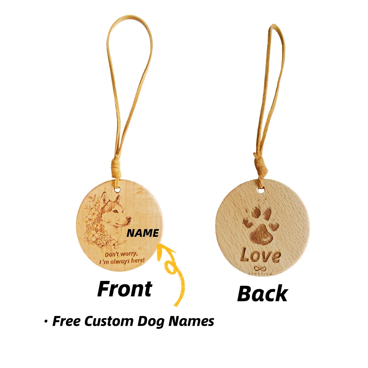Husky-love-pendant-woodgrain-packaging-uk