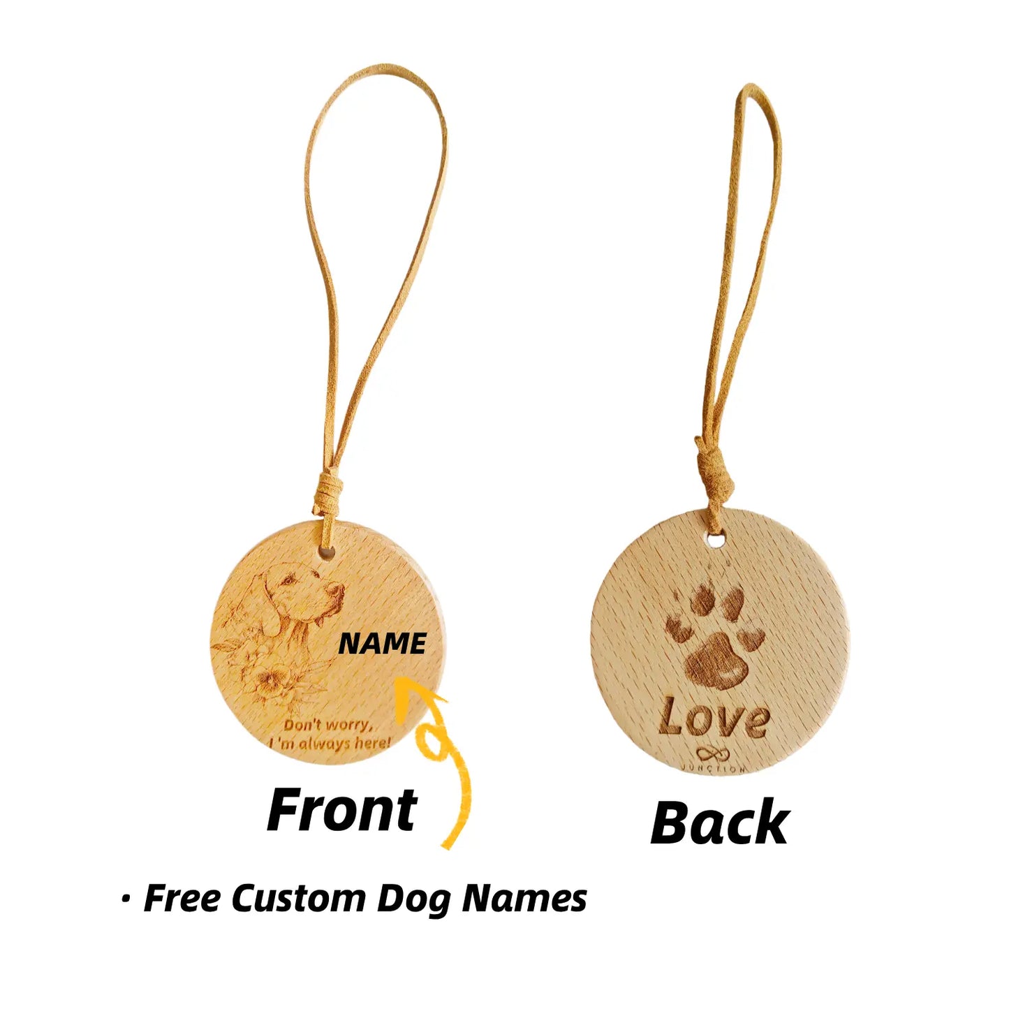 Labrador Retrierve Companion Energy Wooden Token