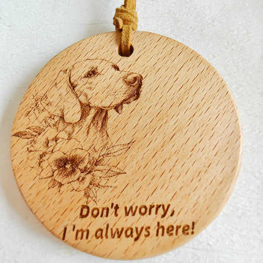 Labrador Retrierve Companion Energy Wooden Token