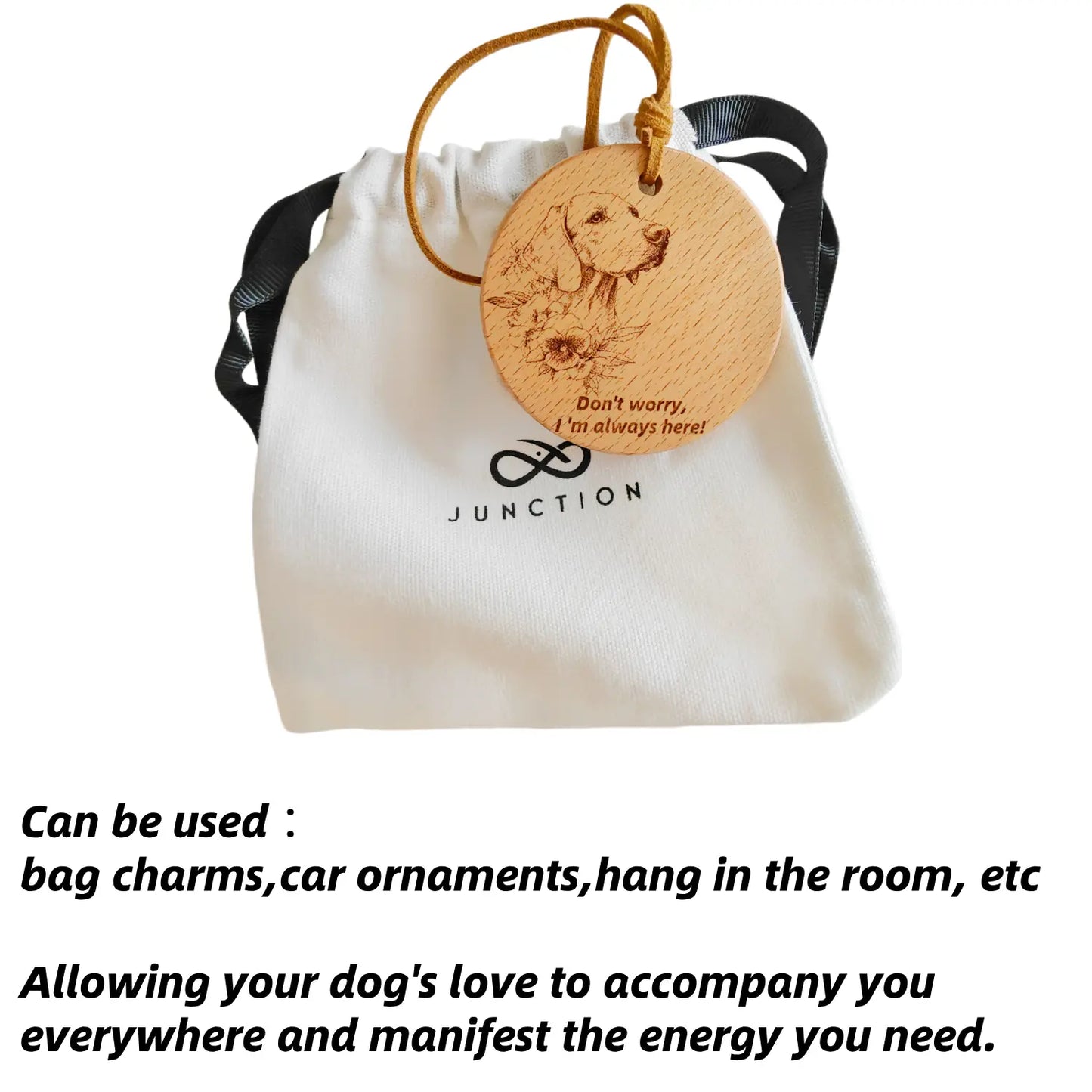 Labrador Retrierve Companion Energy Wooden Token