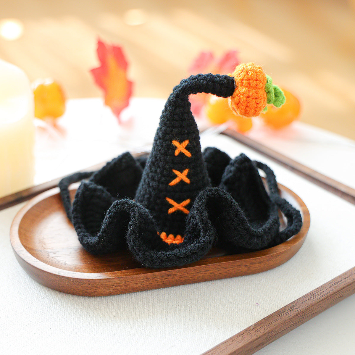  Midnight Black Halloween Hats for Dogs/Cats