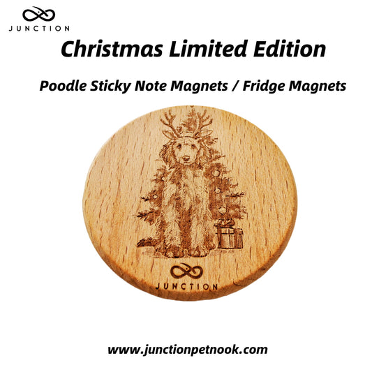 Poodle Christmas Gift-Poodle Sticky Note Magnet