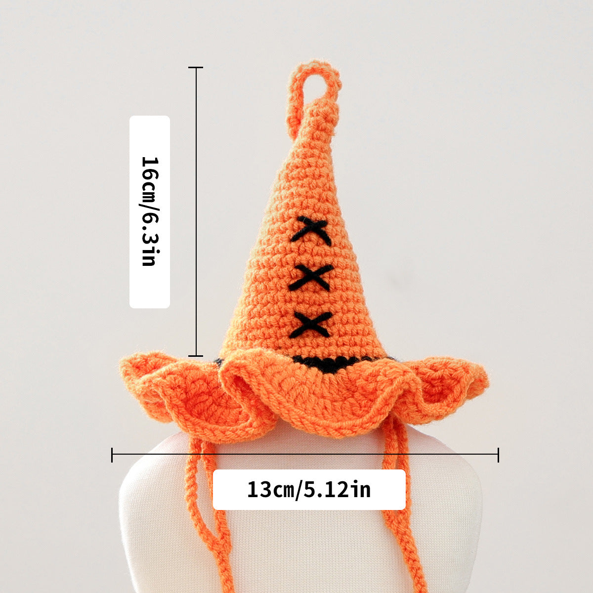 Pumpkin Orange Halloween Hats for Dogs/Cats Cute Pet Halloween