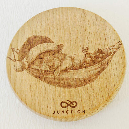 Sticky Note Magnet-Wooden- Hamster