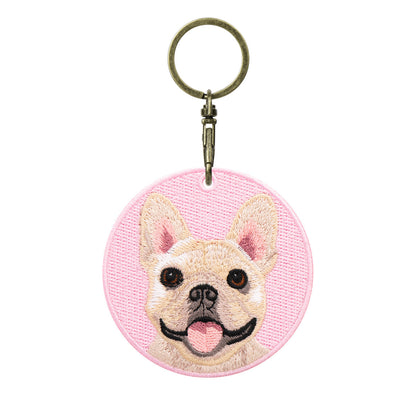 The Best Gifts for Friends Who Own French Bulldog- Backpack Keychain